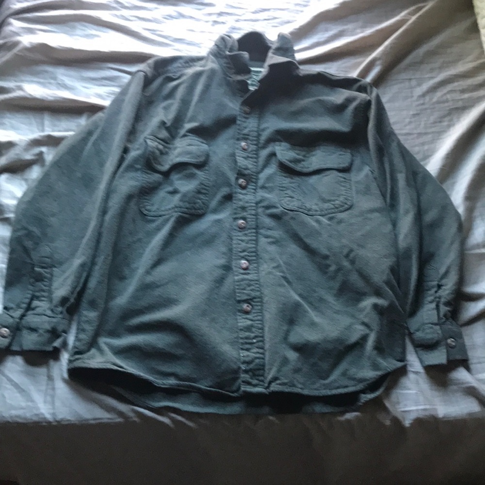 green flannel NOT FOR SALE